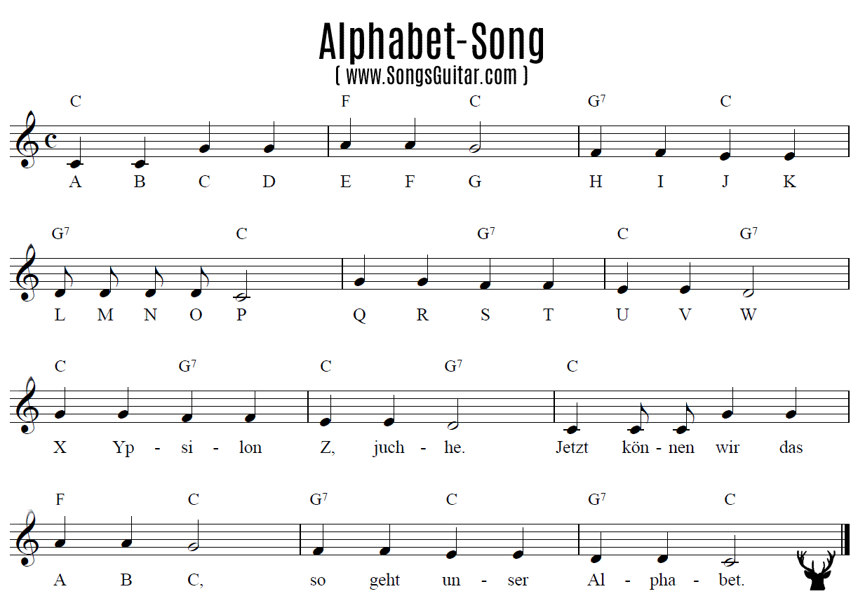Alphabet-Song (www.SongsGuitar.com)